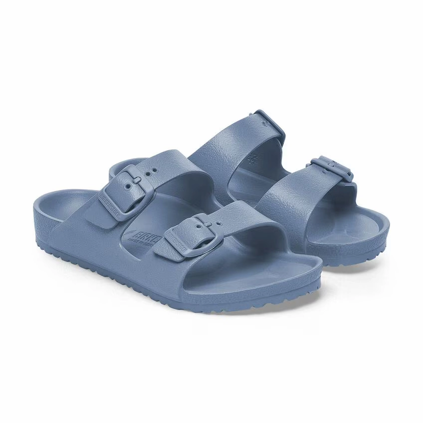 Gel Sandals Birkenstock Big Kid's (Sizes 13-3.5) Arizona EVA Sandal - Elemental Blue