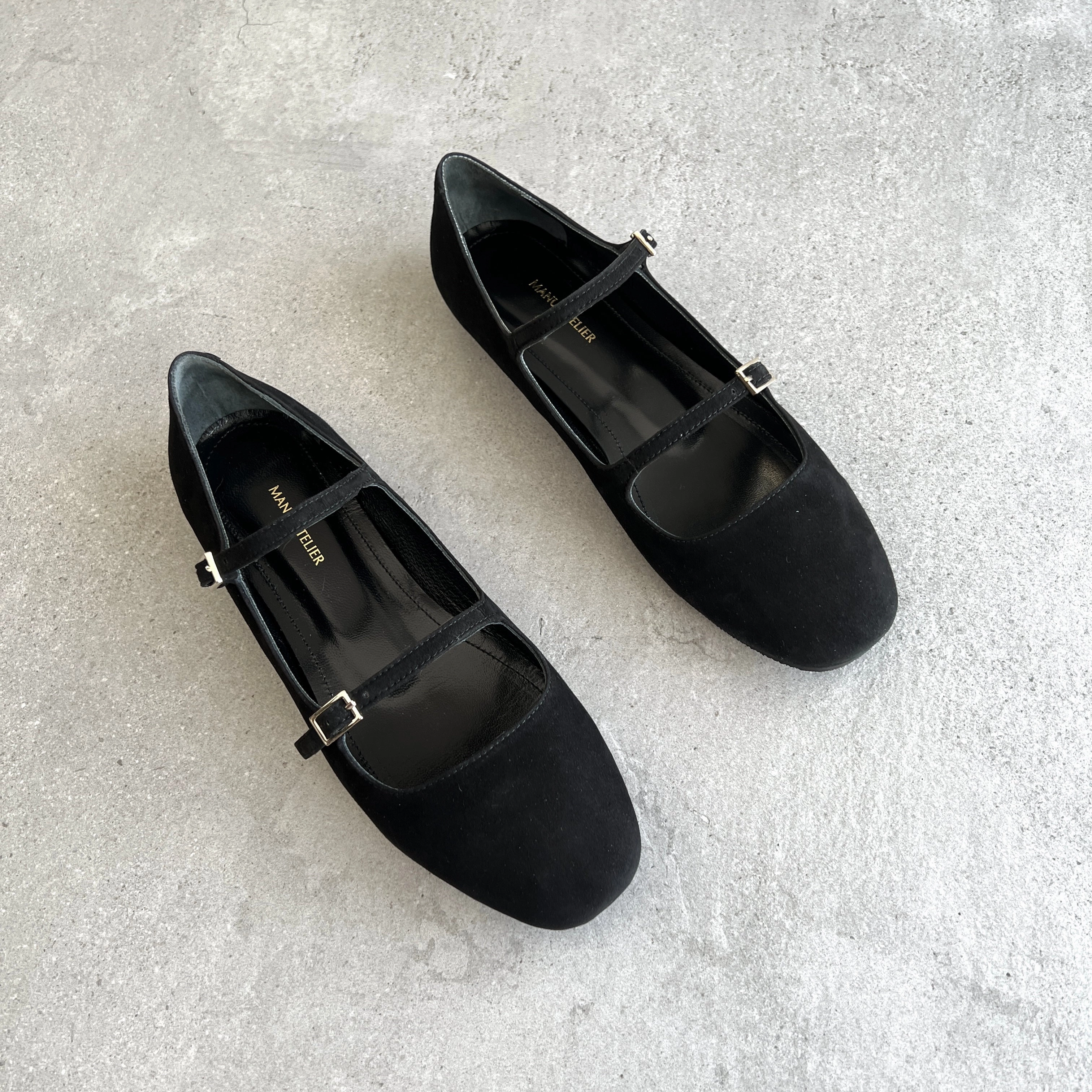 Ballerina Flats, Suede, Black Flat Sole Shoes Benefits
