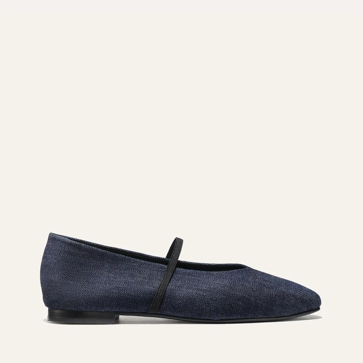 The Phoebe - Indigo Denim Roger Vivier Shoes Flat