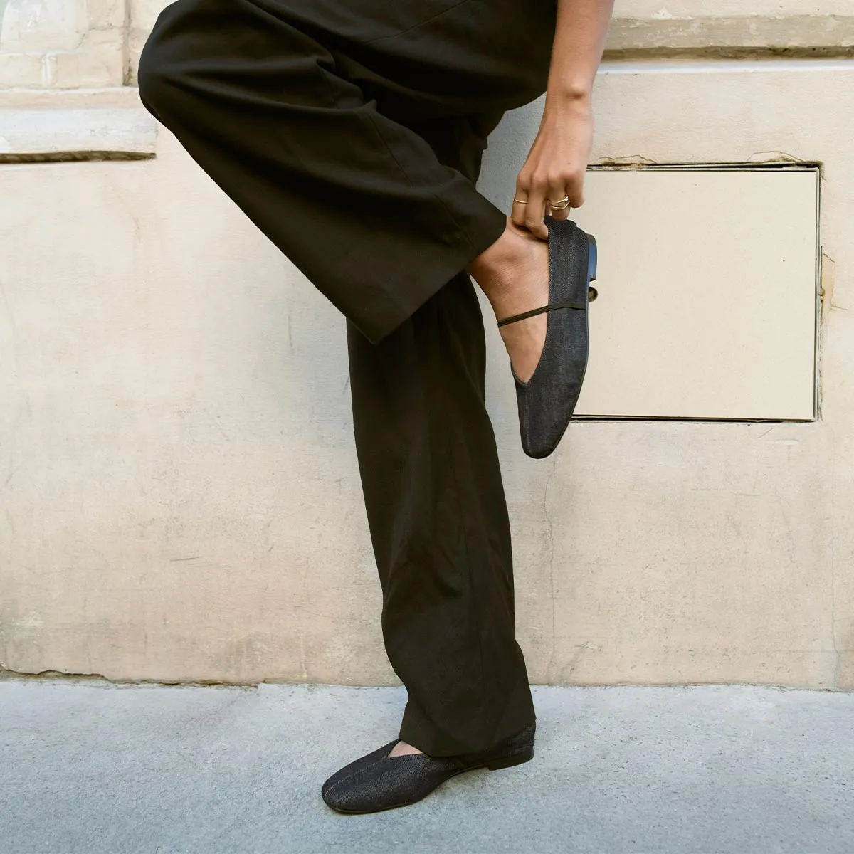 The Phoebe - Indigo Denim New Fashion Flat Shoes