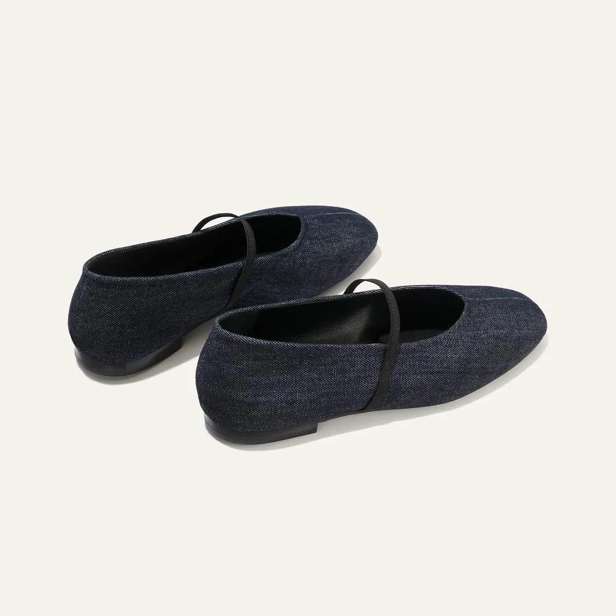 Best Flat Sole Shoes For Lifting The Phoebe - Indigo Denim
