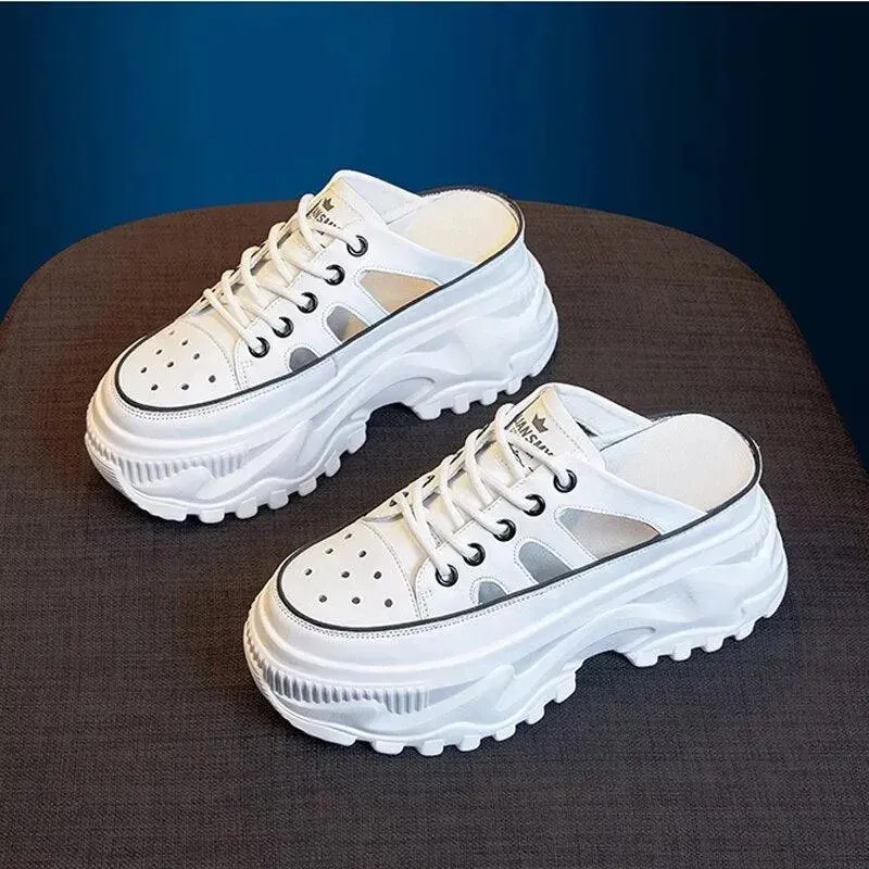 Block Slip-on Platform Sneakers House Sandals