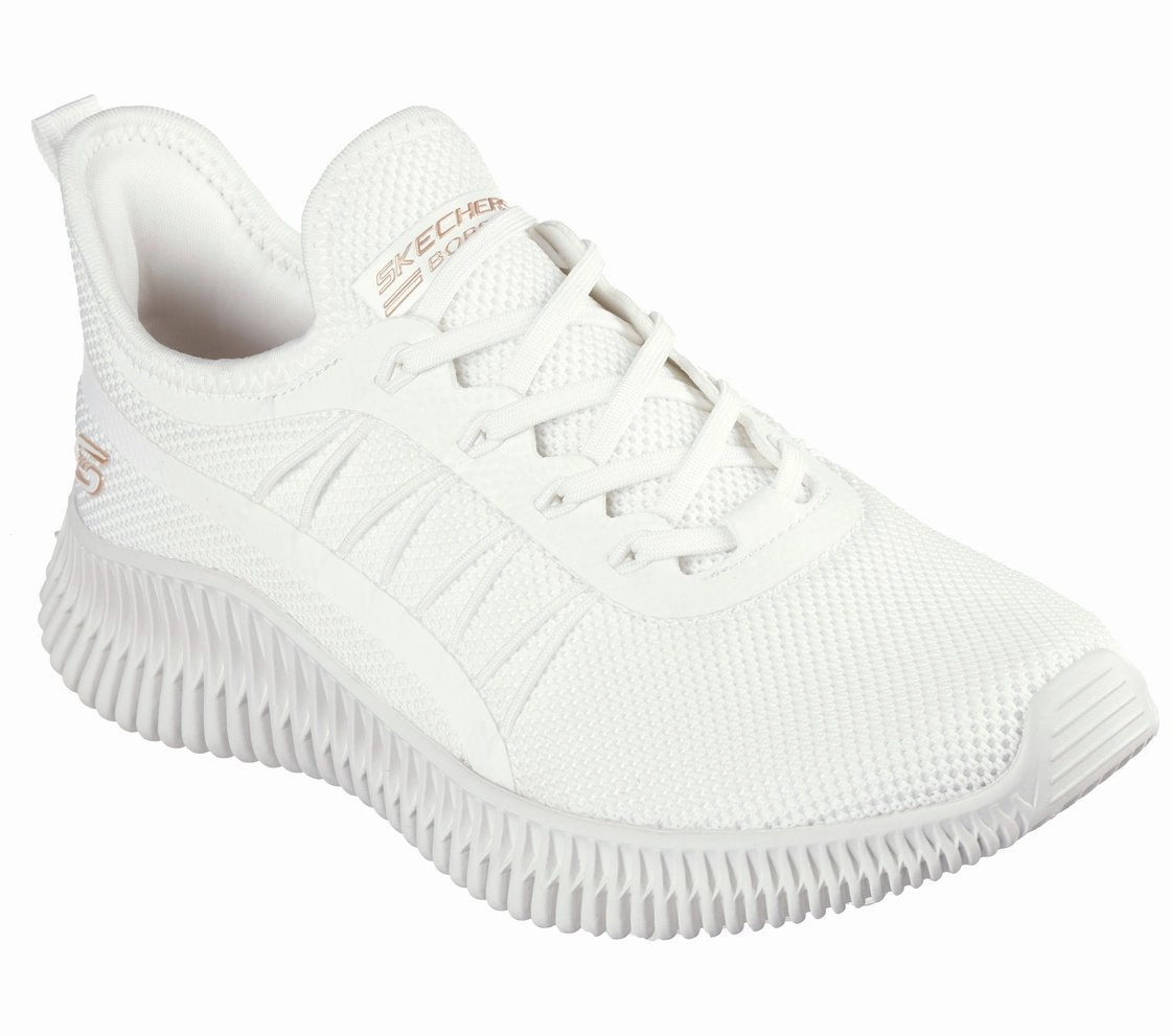 Flat Shoes With Tassels BOBS SPORT GEO - NEW AESTHETICS - OFF WHITE