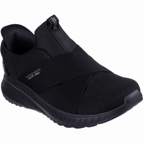 Flat Sole Gym Shoes BOBS SQUAD CHAOS - BLACK BBK