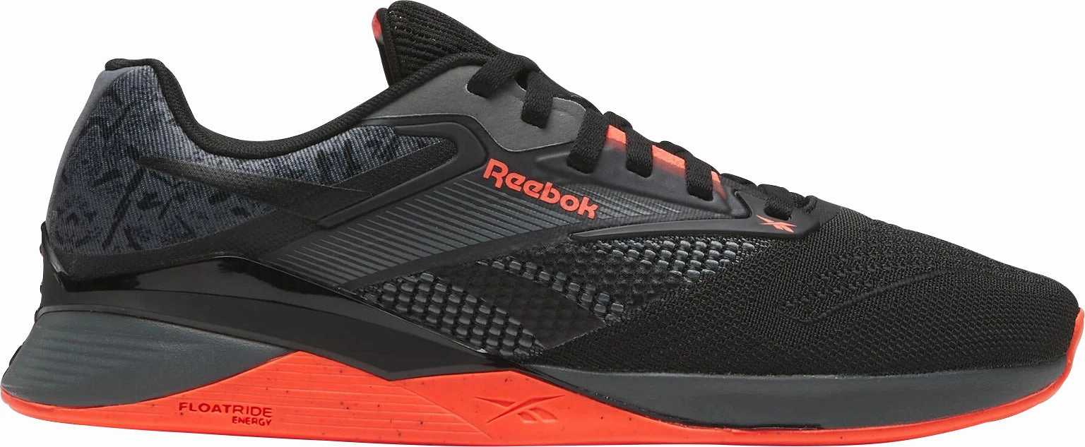 Reebok Nano X4 Mens Training Shoes - Black Best Training Shoes For Ankle Support
