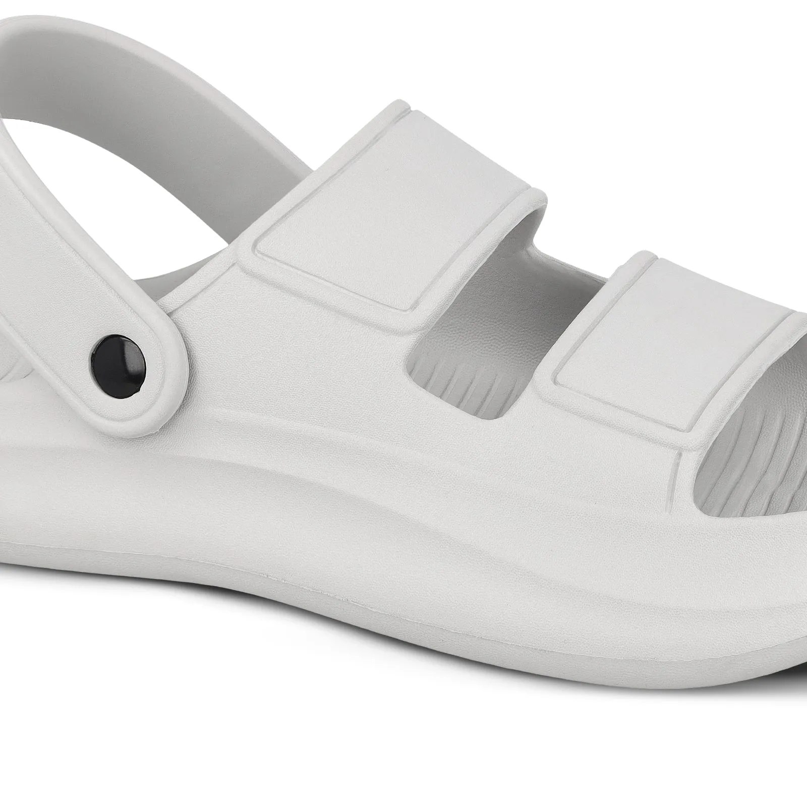 Platform Slip On Boots BOTOWI Men's Flip Flops - BW97542 Light Grey