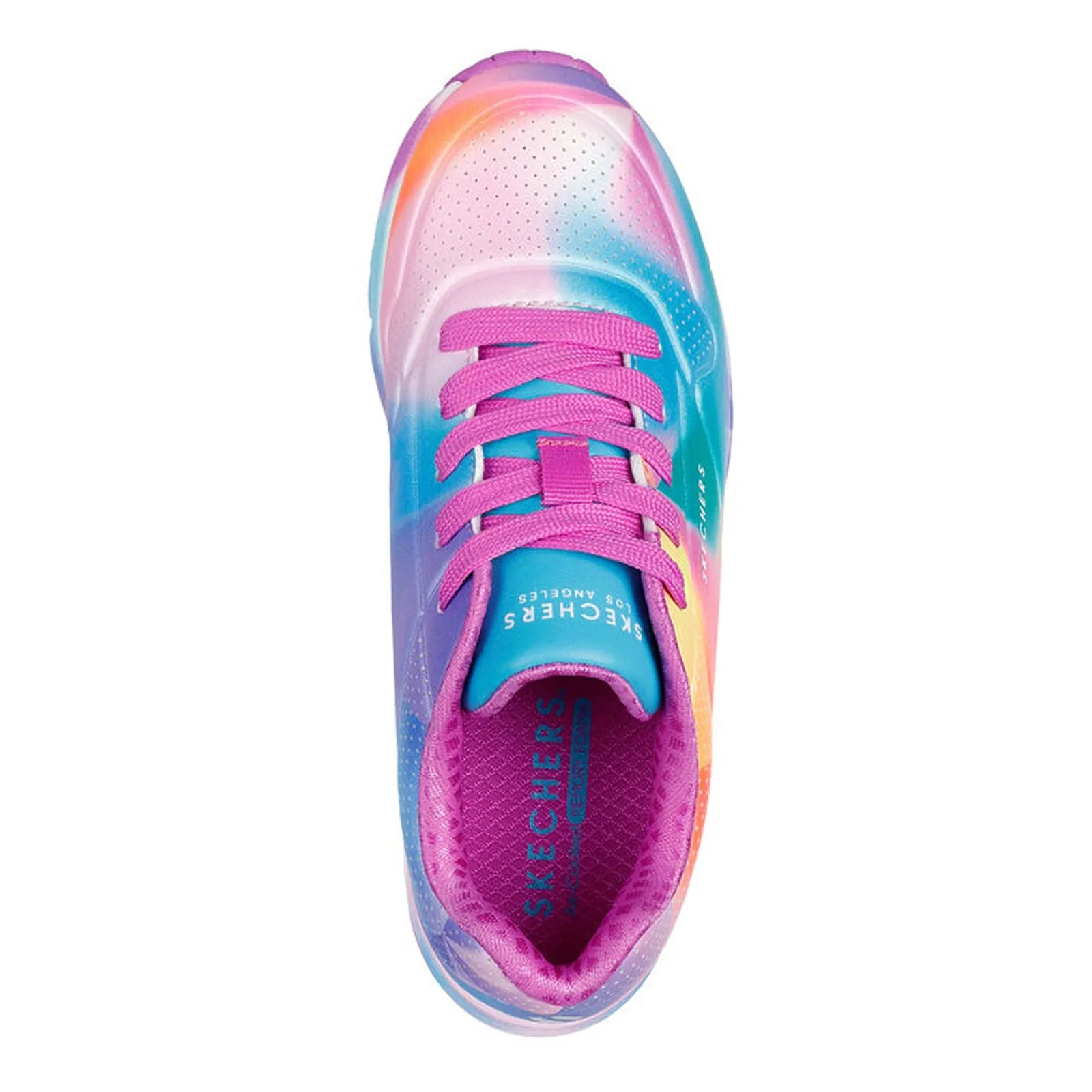 Eco Conscious Sneakers Girl's Skechers Street, Uno Gen1 - Prism Burst Sneaker - Little Kid