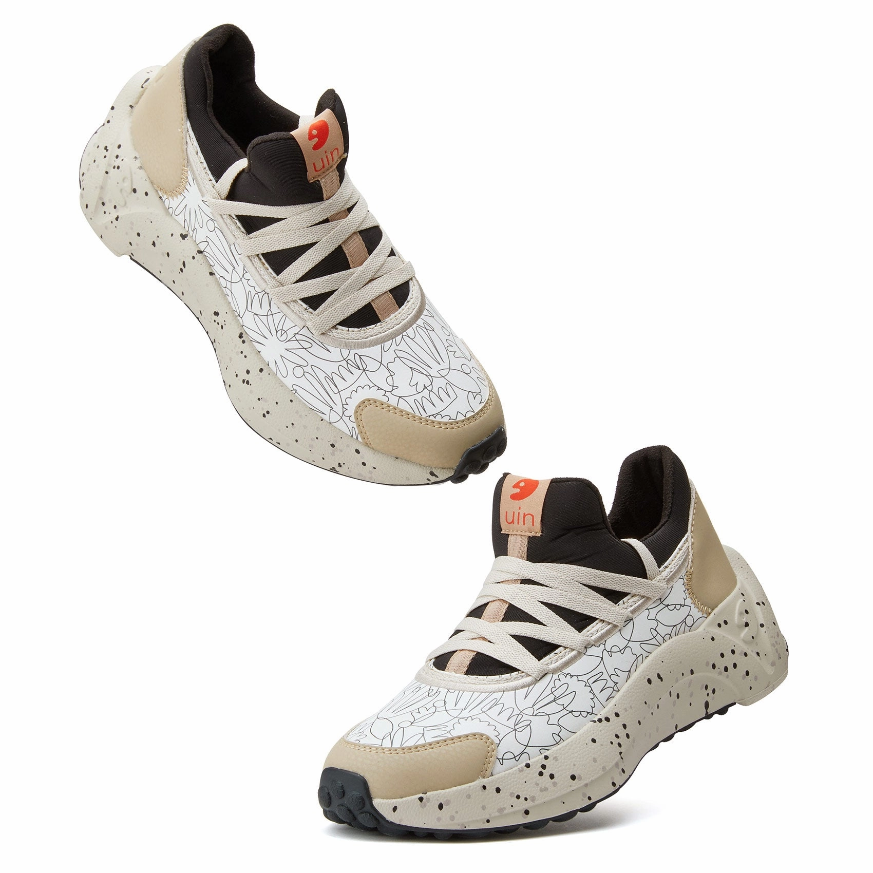 Shoes Sneakers Converse Hand-painted Leaves Sevilla VI Women