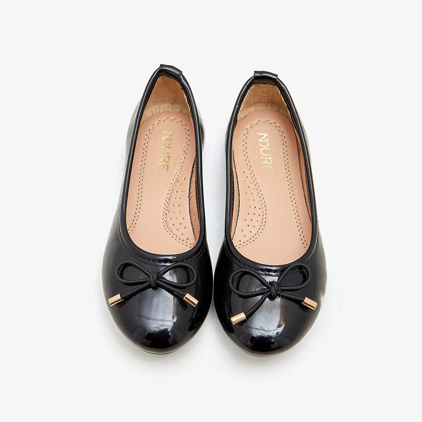 Bunion Hiding Sandals Bow Detailed Girls' Ballets