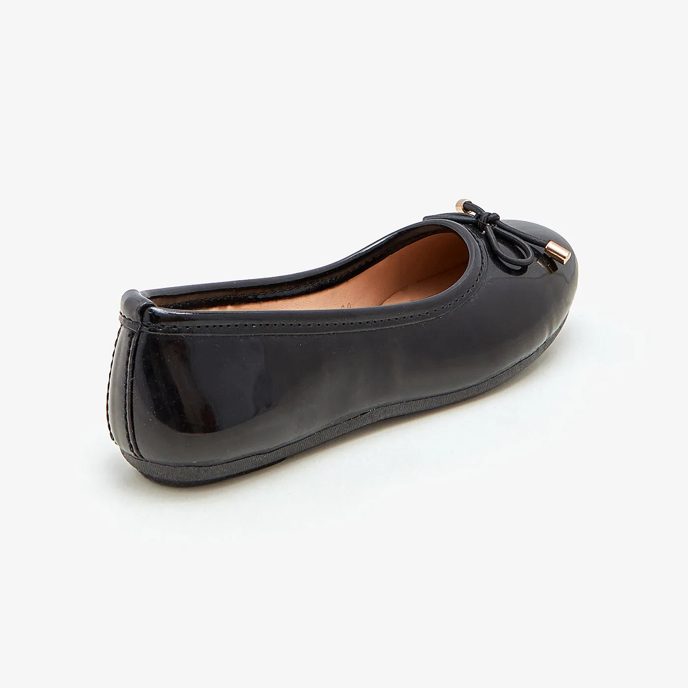 Bow Detailed Girls' Ballets Sandals Resort Turks