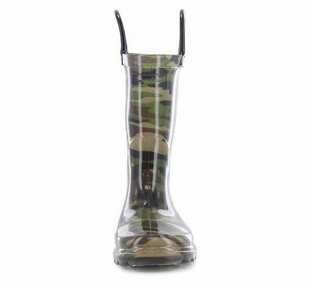 Kids Lighted Rain Boot - Camo Ck Boots