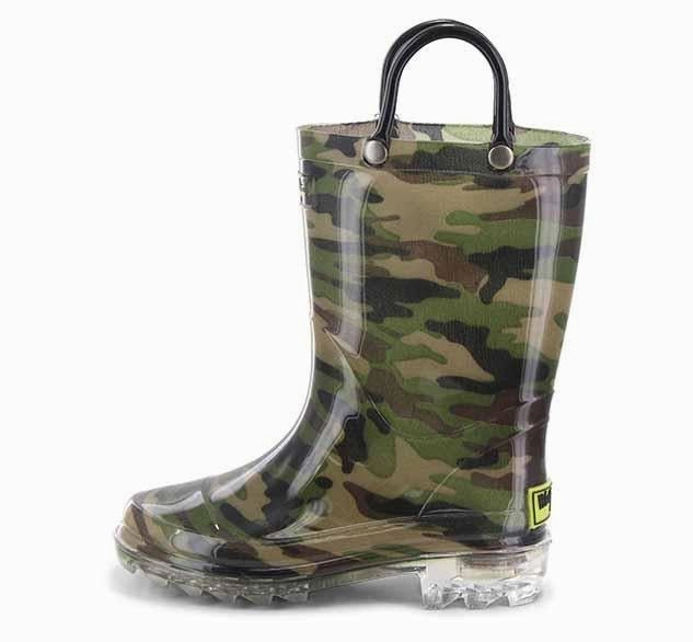 Xtratuf Toddler Boots Kids Lighted Rain Boot - Camo