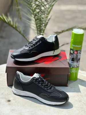 Vivier Sneakers Prada Milano Casual Sneakers-- Black White