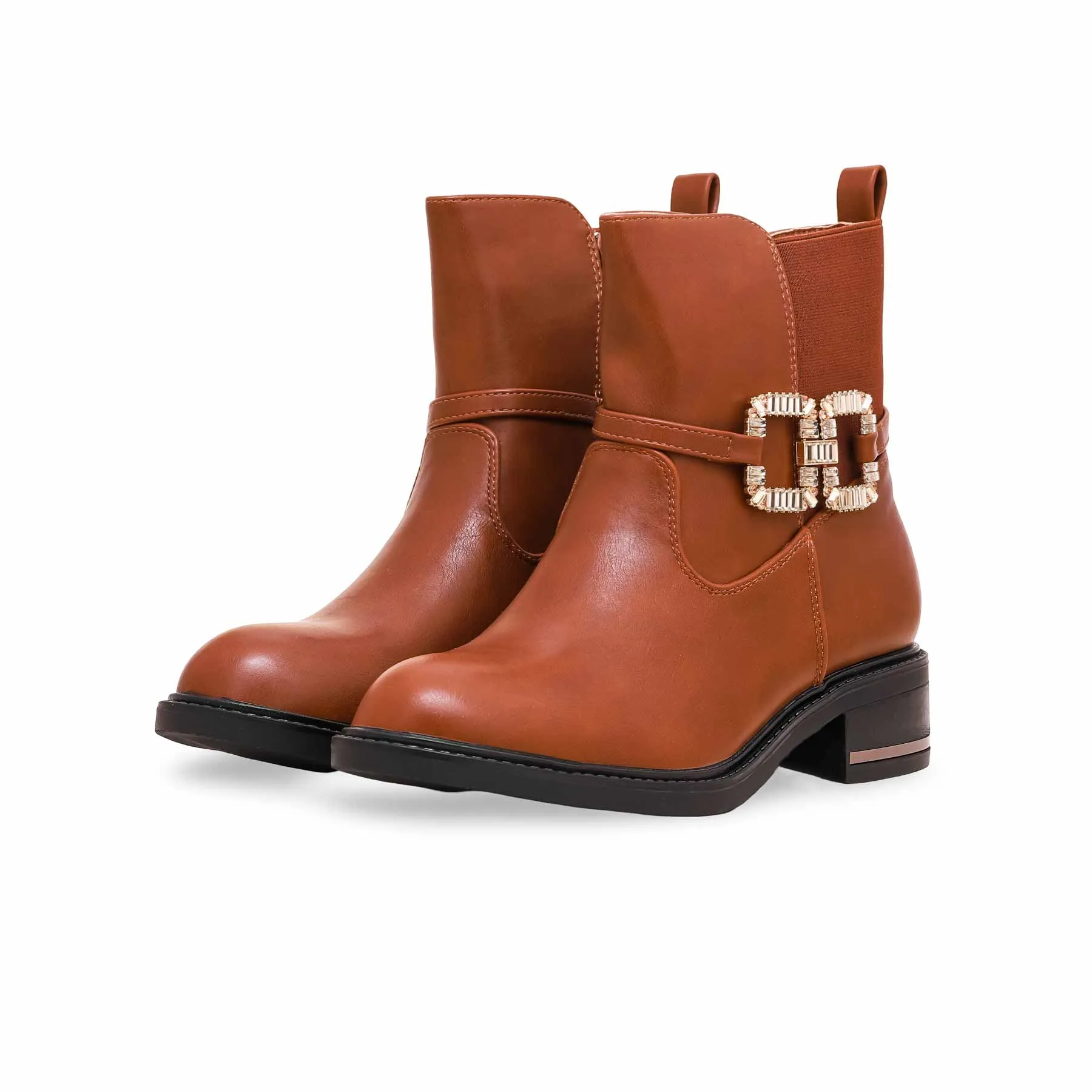 Brown Women Long Shoes WN9016 Basketball Shoes Size 7