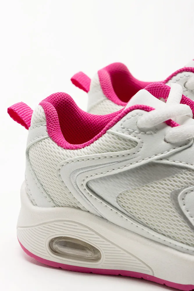 Walking Vs Running Shoes Bubble Trainers White