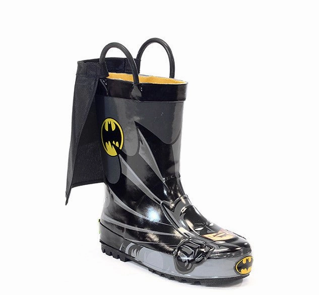 Kids Batman Everlasting Rain Boot - Black Luro Boots