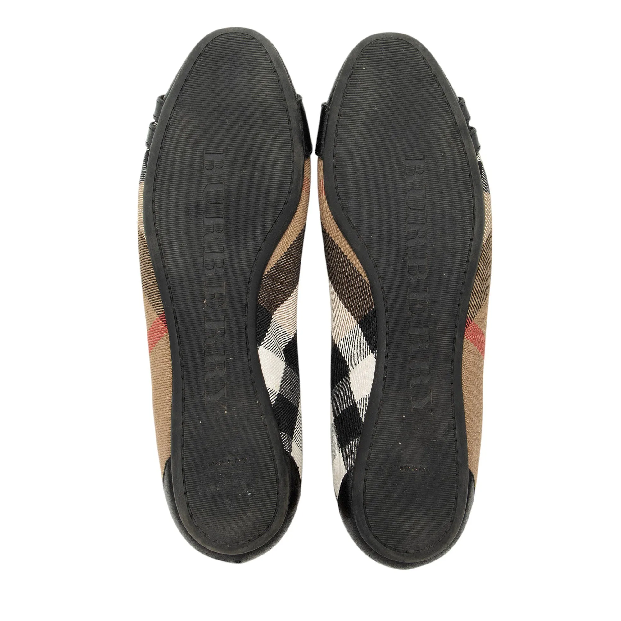 Best Shoes For Wide Flat Feet Standing All Day Burberry House Check Bridle Avonwick Ballerina Flats