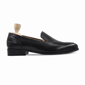 Loafers Glory Rafting Calista - Men's Black Calf Leather Loafer