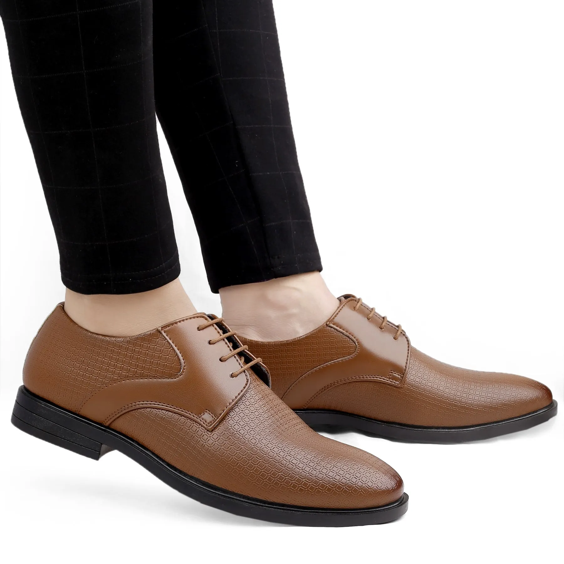 Bacca Bucci OSLO Formal Shoes with Superior Comfort | All Day Wear Office Or Party Lace-up Shoes Dressing Shoes