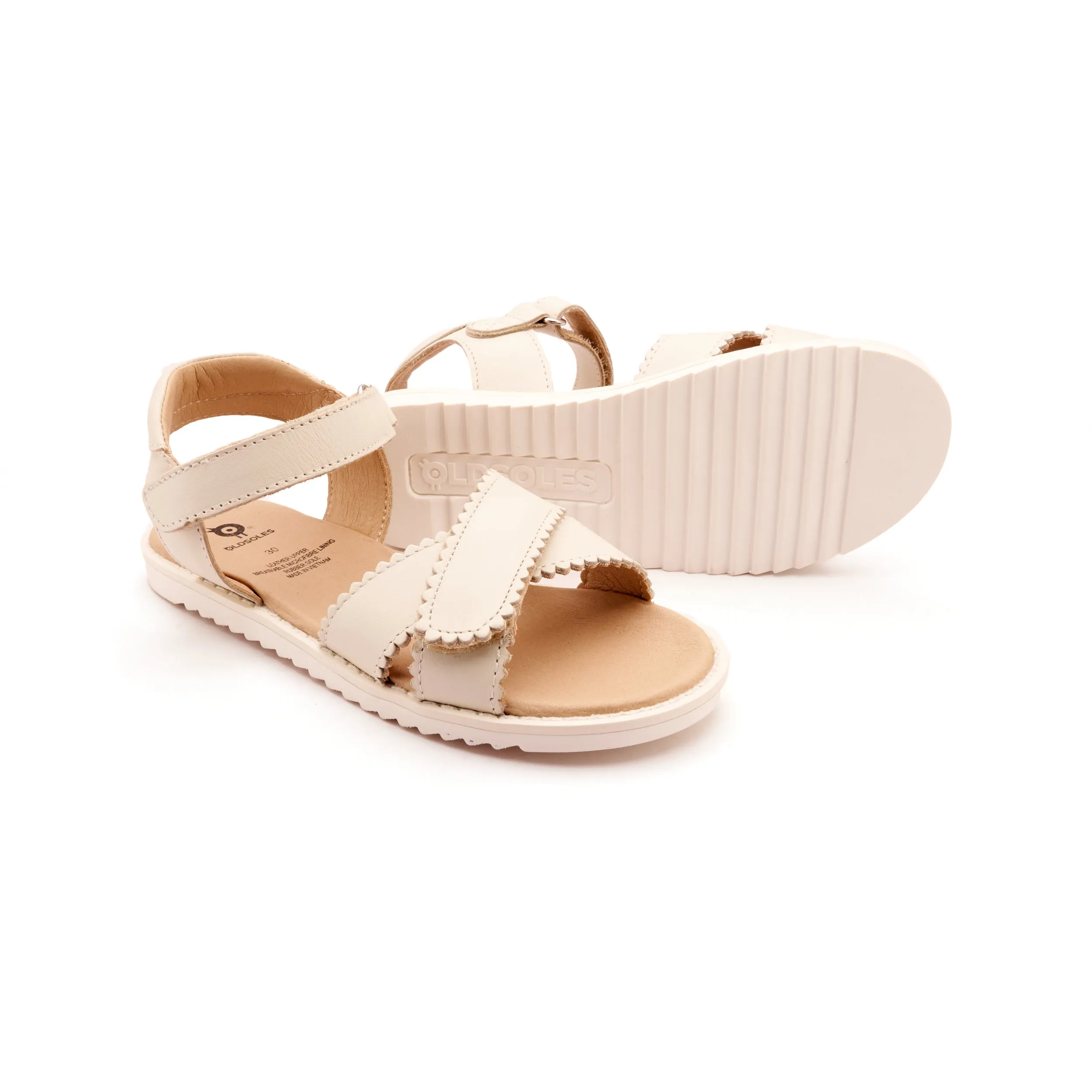 Marni Fussbett Sandals Old Soles Girl's Peachy Sandals - Vanilla
