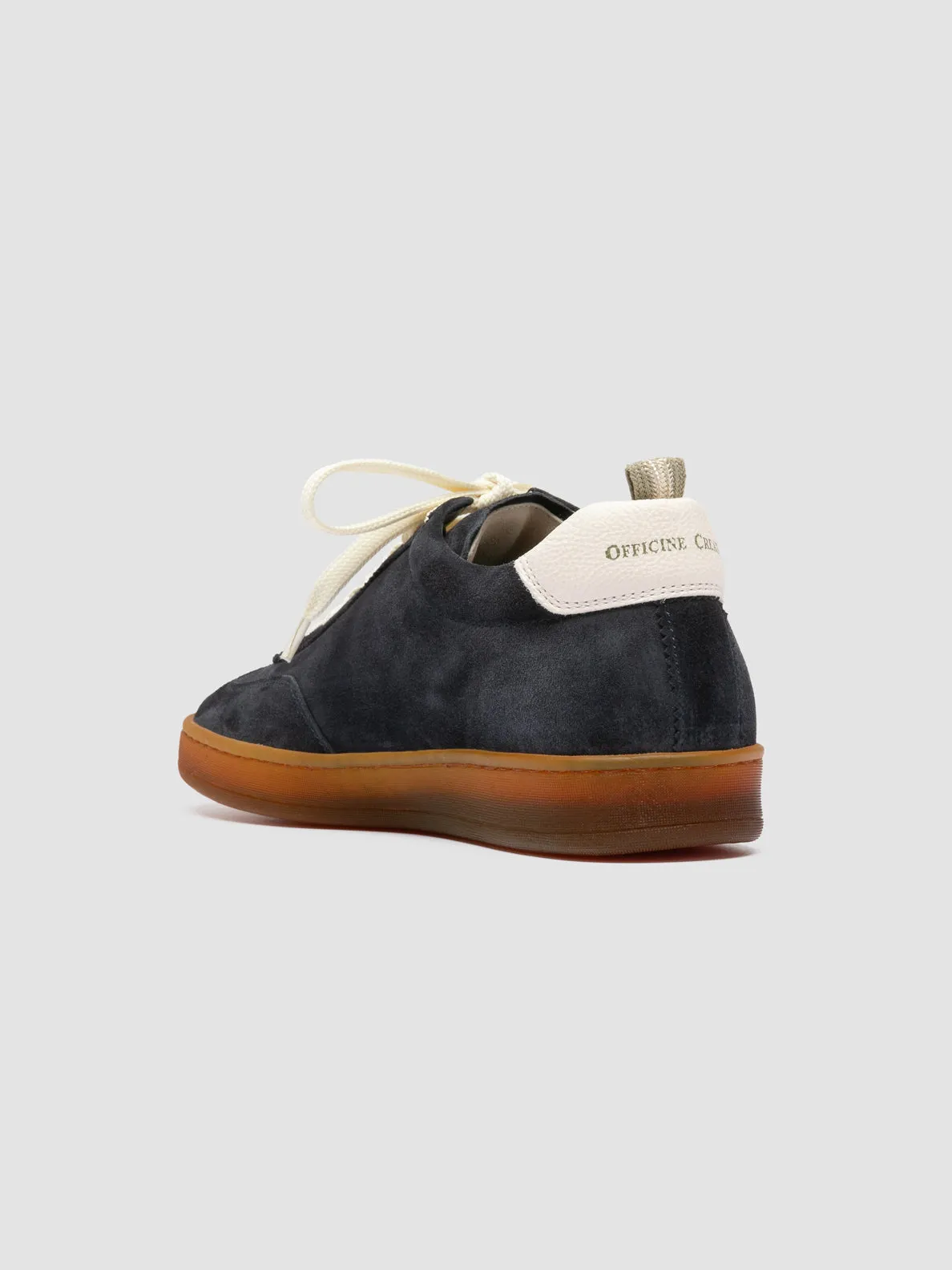 Sneakers River Phoenix CHANCE 101 - Blue Leather and Suede Sneakers