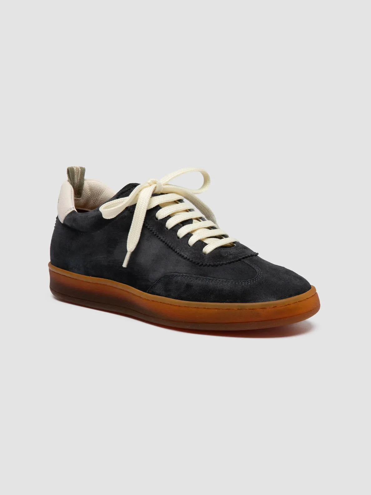 CHANCE 101 - Blue Leather and Suede Sneakers Ways To Lace Sneakers