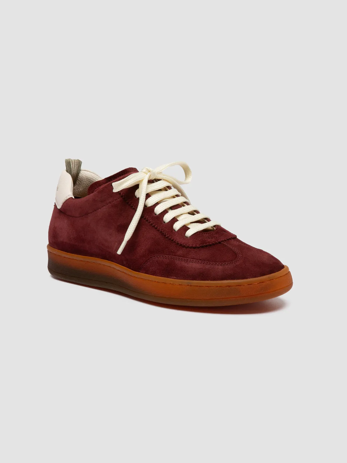Ken Griffey Jr Sneakers CHANCE 101 - Burgundy Leather and Suede Sneakers