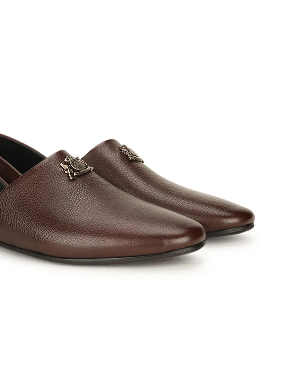 Slip-on Work Best Shoe For Hot Weather Chester Premium Leather Ethnic Slip-ons