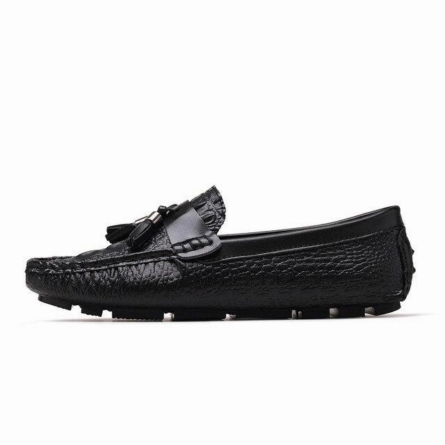 Loafers Loraine West Louis Leather Moccasins With Crocodile Style