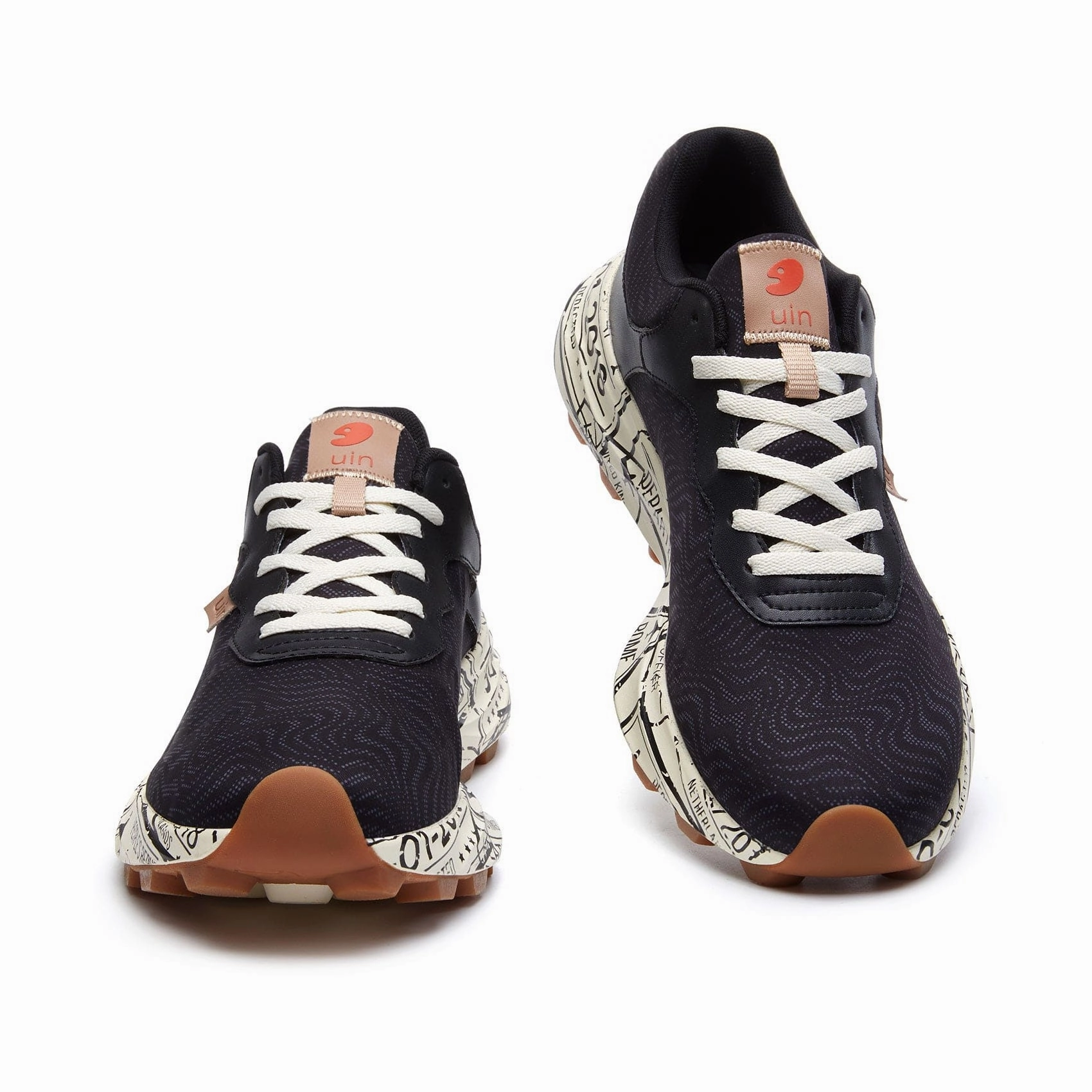 Trail Running Sneakers Pure Black Benidorm III Men