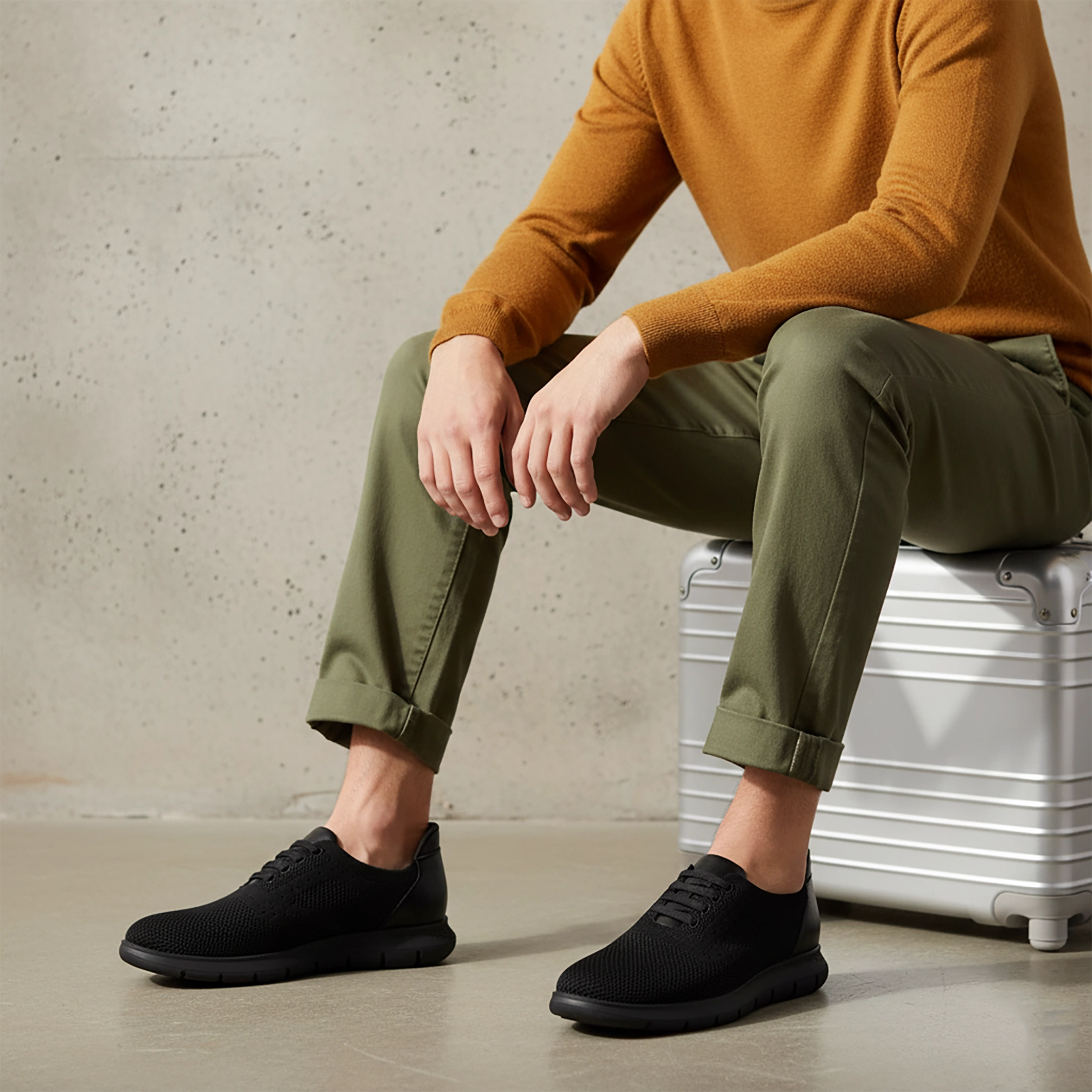 Victory St, Men Buying Sneakers Online