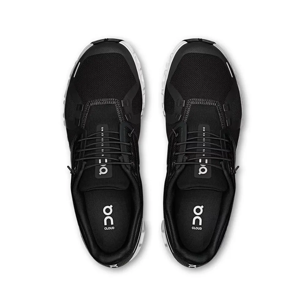 Cloud 6 Mens - Black / White Cozy Fit Slip Ons