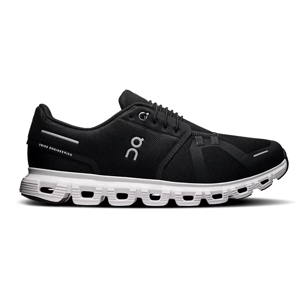 Cloud 6 Mens - Black / White Rubber Slip On Shoes