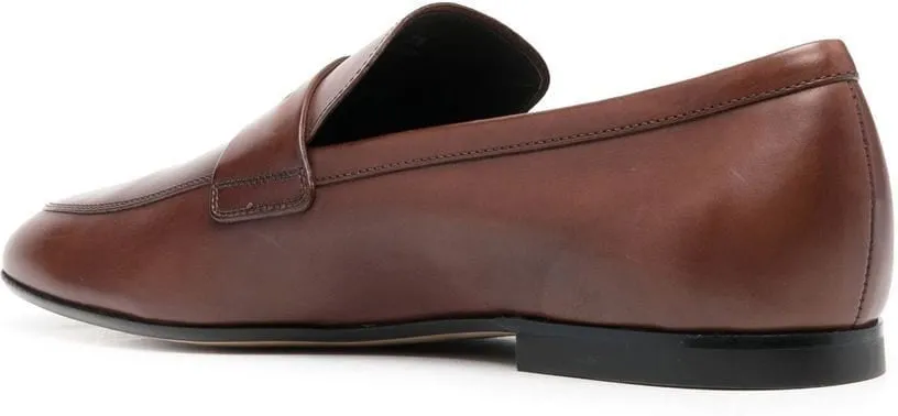 Interlocking G Loafers LUXURY COGNAC PENNY STRAP LOAFERS