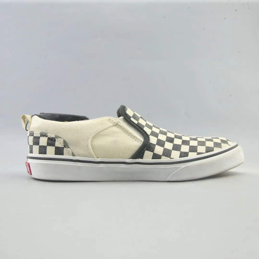 VANS CLASSIC  CHECKERBOARD Slip Ons Glide Step