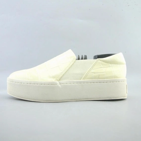 VINCE WARREN Slip On Vans Black And White