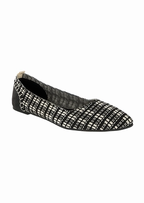 LISSY - BLACK BONE Flat Shoes Mother Bride