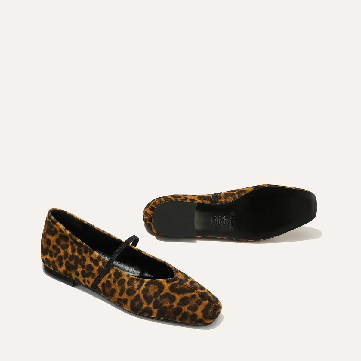 The Phoebe - Leopard Suede Lucky Shoes Flats