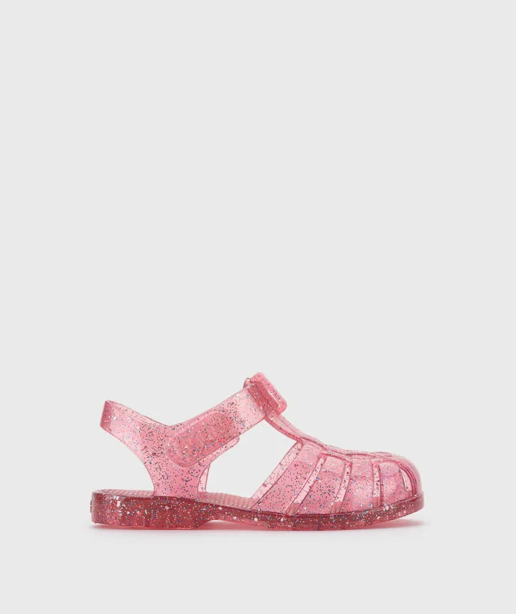 Sandals In Summer Igor 10329-387 Clasica Cristal Sandals, Tr.Fucsia Multi Glitter