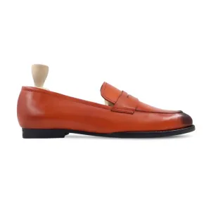 Alohas Loafers Colin - Men's Orange Tan Calf Leather Loafer