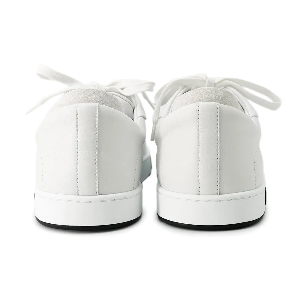 HERMES Sneakers Kid White Leather Velour Size 43.5 Sneakers For Running In Snow