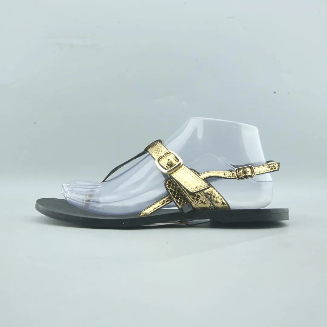 ZARA . Open Toe Flat Dress Shoes