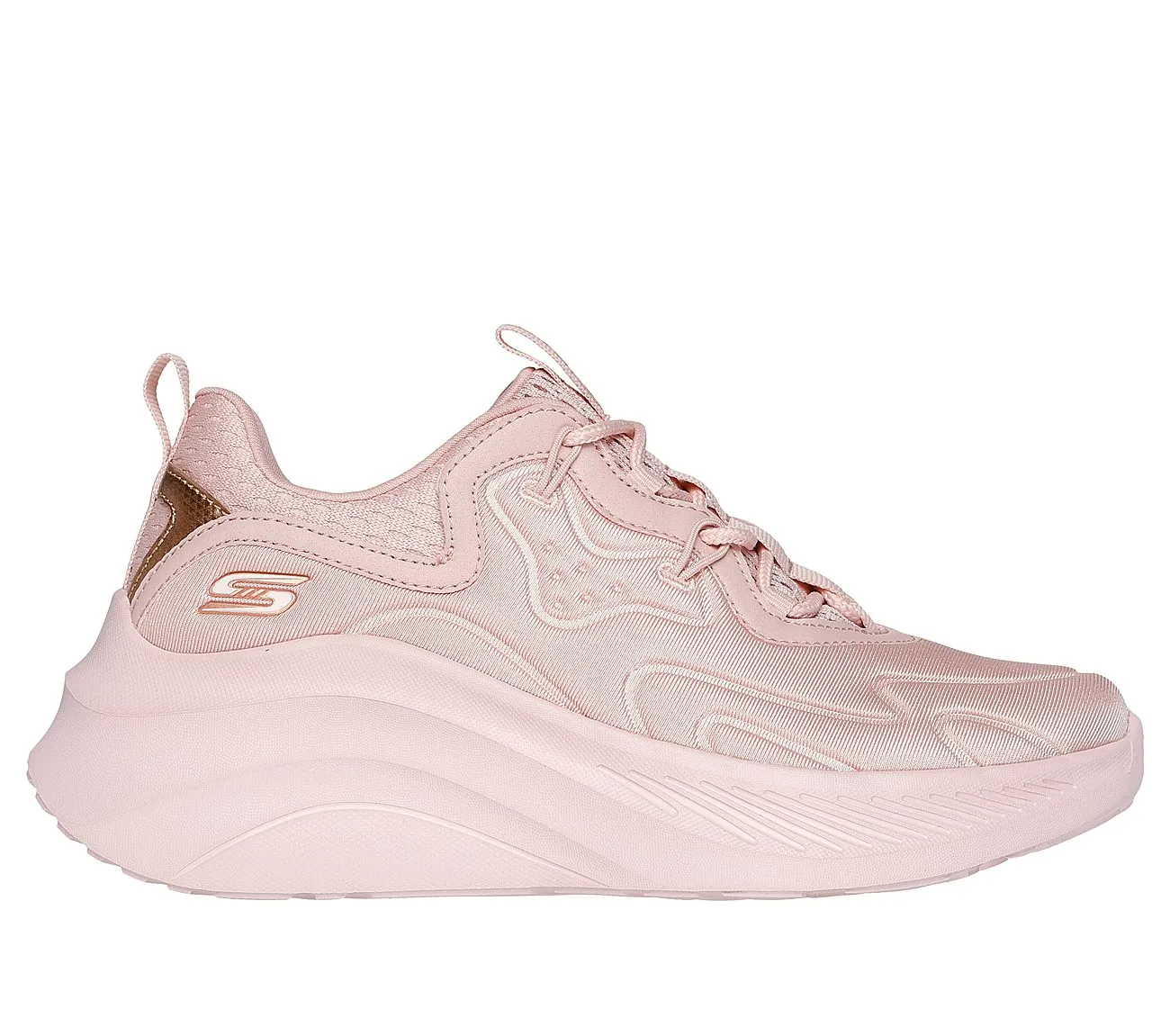 BOBS CHAOS HI - BLUSH SATIN Pointed Toe Shoes Flats