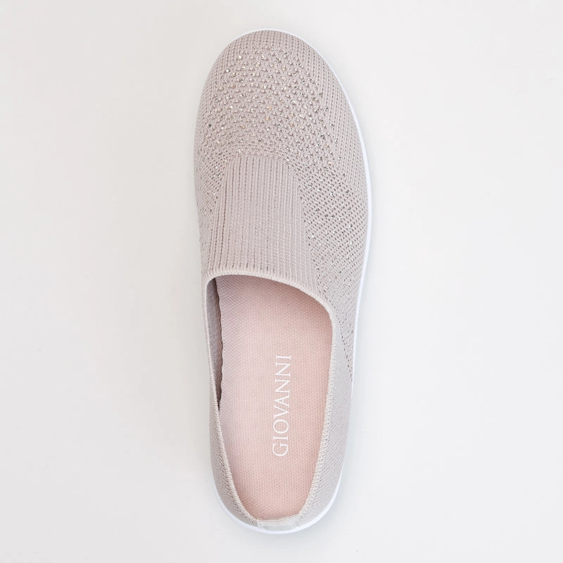 Comfort Knit Push In Best Walking Shoes Wide