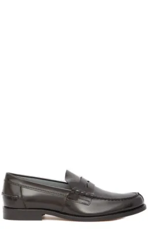RAFFIA CANVAS PENNY LOAFERS Target Loafers
