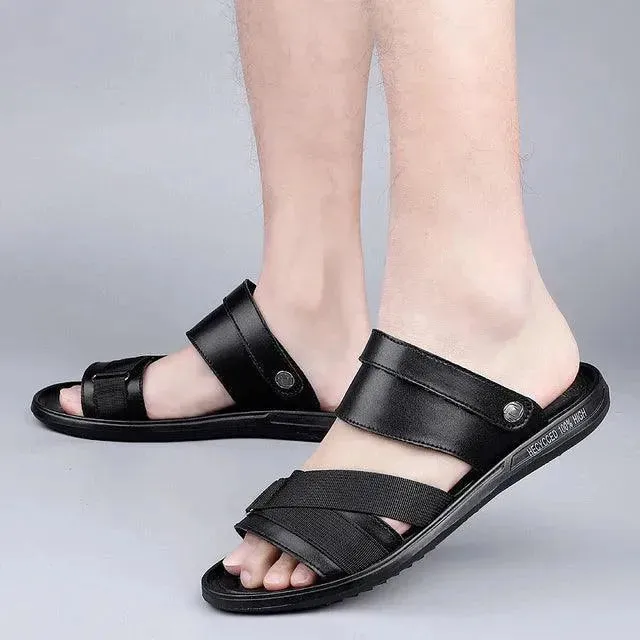 Heel Sandals Heels Concise Leather Sandals