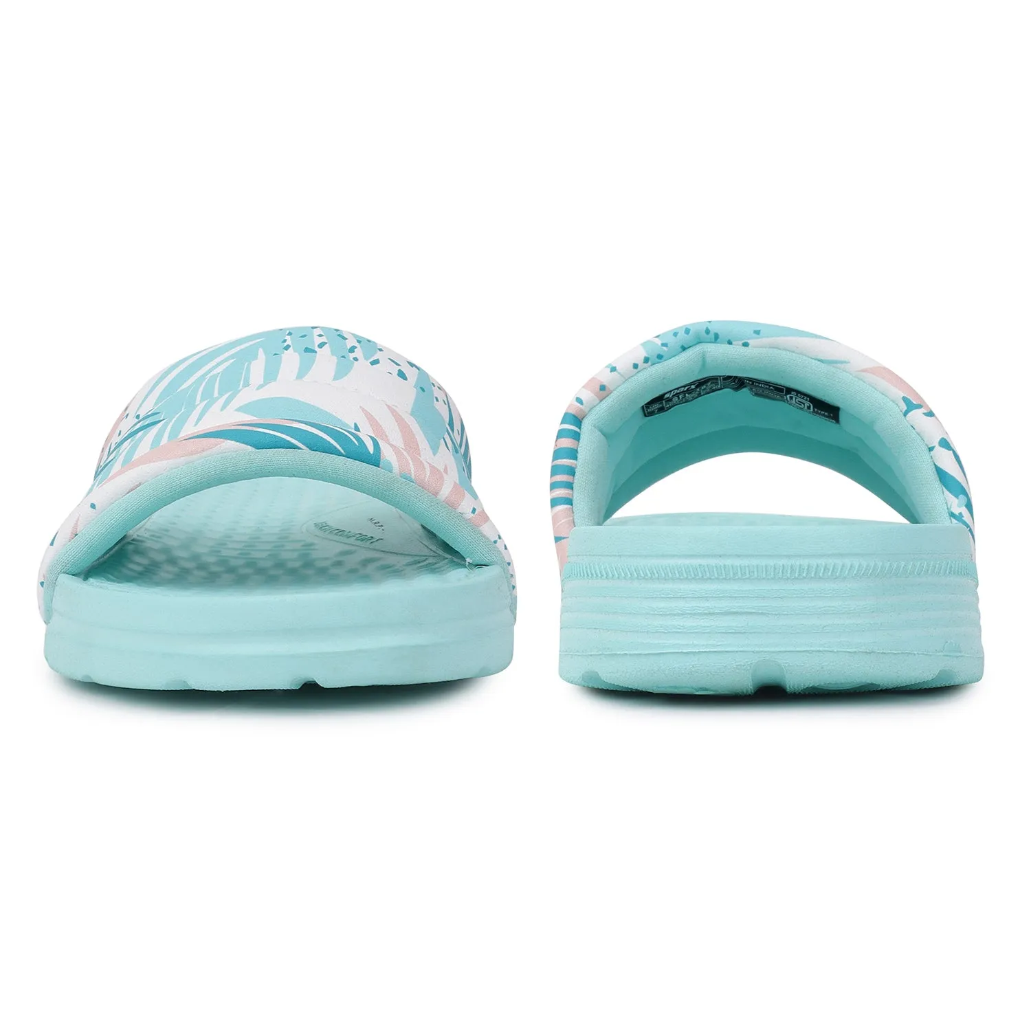 Slippers for Women SFL 187 White Sandals Flip Flops