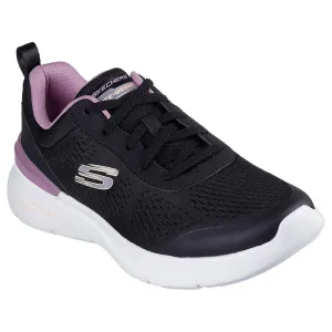 Flat Shoes With Bows SKECH-AIR DYNAMIGHT 2.0 - NEW HEIGHTS - BLACK MAUVE