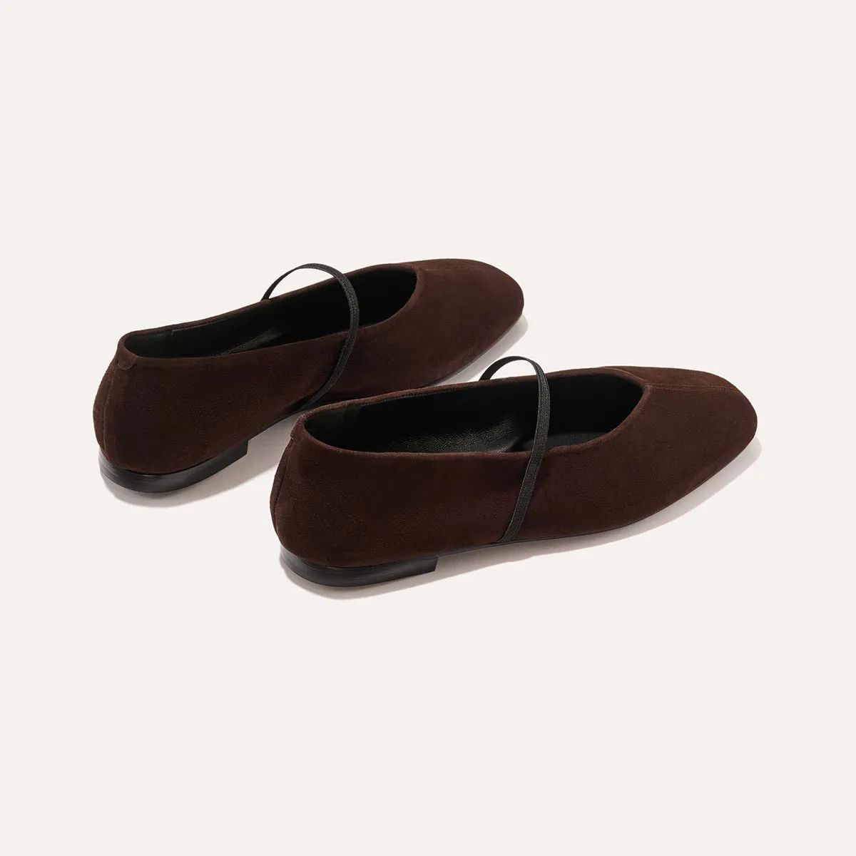 Flat Feet Flat Shoes The Phoebe - Espresso Suede