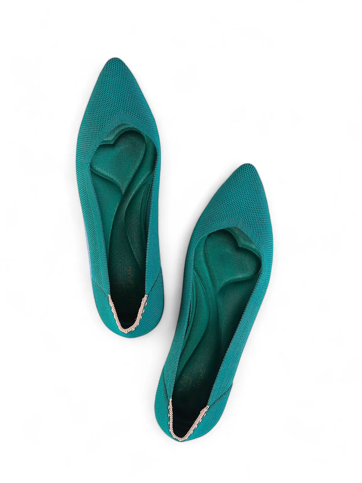 Flat Bottom Cycling Shoes Classic Rainbow Ballerina Flats